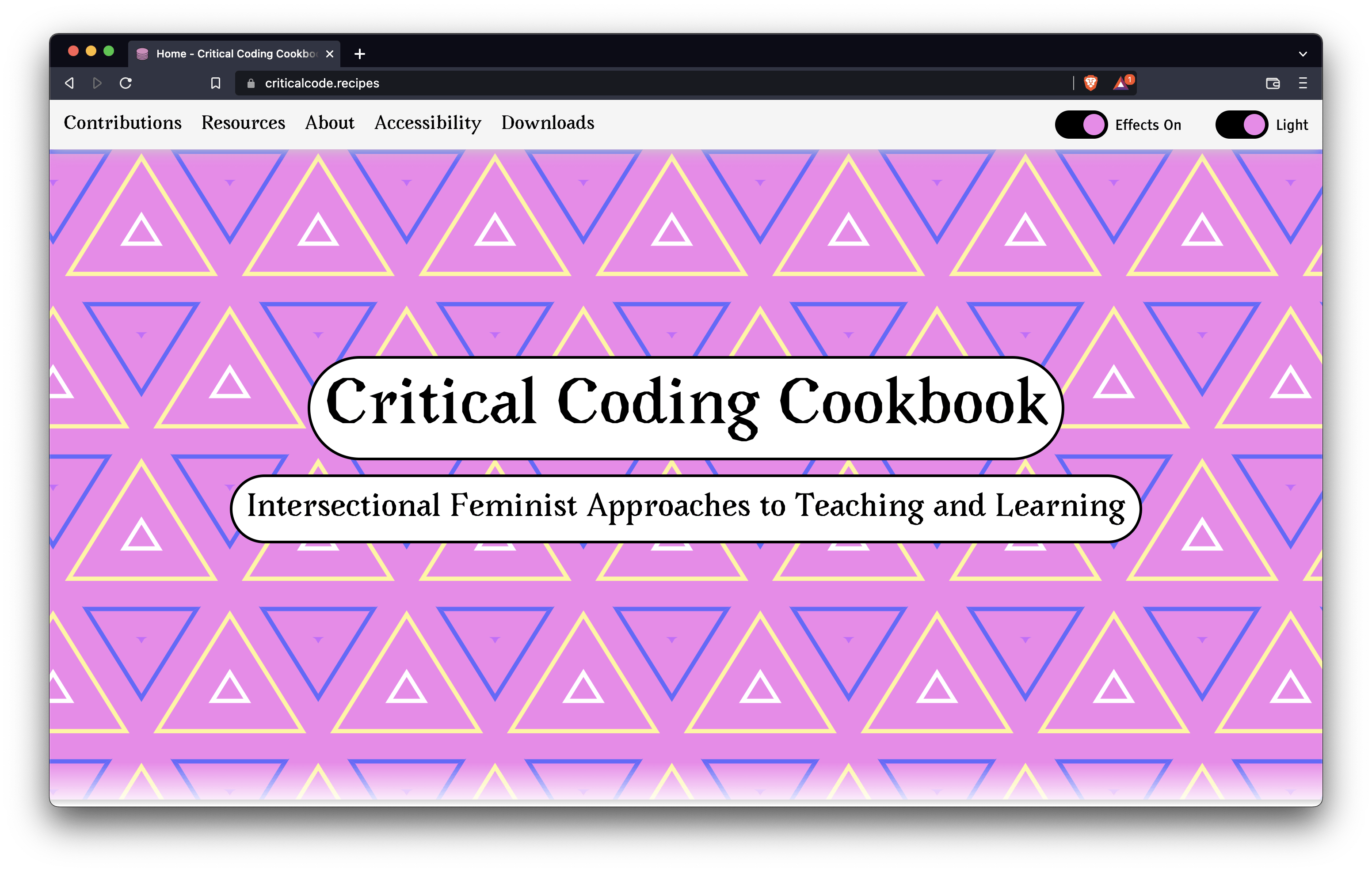 Critical Coding Cookbook