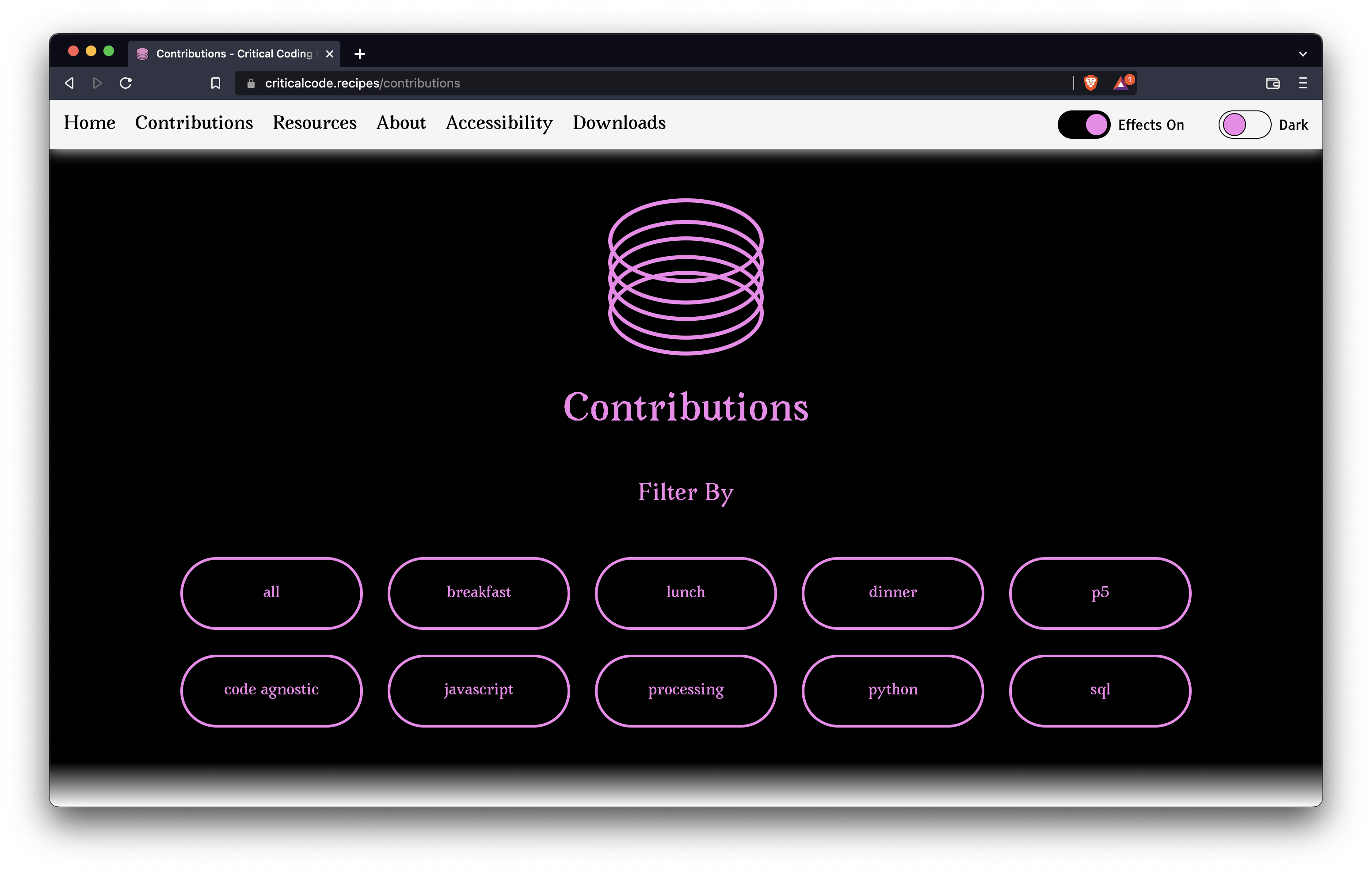 Critical Coding Cookbook